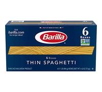 Barilla Pasta Thin Spaghetti Pack, 16 oz (6 unidades)