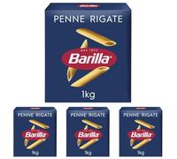 Barilla Pâtes Penne Rigate 1 kg (Paquete de 4)