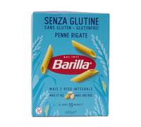 Barilla Pasta sin gluten, penne rigate, Maíz y arroz integral, 400g, El embalaje puede variar