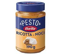 Barilla Pesto Ricotta y Nueces, Pesto Siciliano, Sin Gluten, Salsa Preparada para Pasta, 190 g
