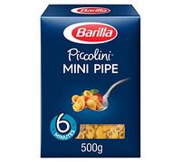 Barilla Piccolini - Minipipa de sémola de trigo duro (500 g, 6 unidades)