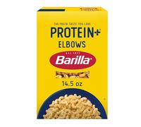 Barilla Protein+ (Plus) - Pasta de codos, 14.5 onzas, a base de plantas, hecha de lentejas, garbanzos y guisantes, sin OMG, certificado Kosher