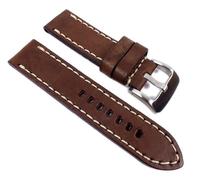 Barington Aeronautica Correa de Reloj Aviador Óptica Cuero Braun 26mm