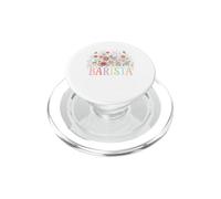 Barista Coffee Floral Pastel Diseño Caprichoso PopSockets PopGrip para MagSafe