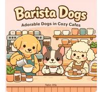 Barista Dogs: An Adorable Dog Coloring Book for Adults and Teens Featuring Kawaii Dogs in Cozy Café Scenes for Relaxation (Cozy Critters Coloring Series)