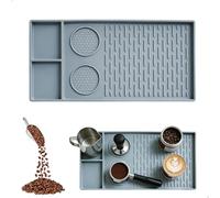 Barista Kit, Tampermatte, Accesorios Cafe para Prensador de Cafe, Tapete Silicona Cocina en Tamper Café, Coffee Mat para Rincón Café Cocina Hogar Bar Espresso
