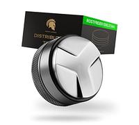 Barista Legends® Distributor de acero inoxidable regulable - Herramienta de nivel para harina de café perfecta en el portafiltro, distribuidor de café expreso de 58 mm para resultados perfectos (54