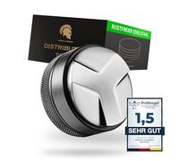 Barista Legends® Espresso Distribuidor de acero inoxidable regulable en altura - Herramienta niveladora para un café perfecto en el portafiltro - para resultados perfectos (58 mm de diámetro)