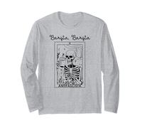 Barista Siempre Antifascista Fall Fascism Halloween Resist Manga Larga