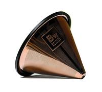 Barista Warrior Compatible con filtros de café Hario V60 y Chemex, acero inoxidable reutilizable, los mejores accesorios para cafetera y bar (revestimiento de cobre)