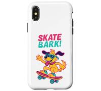 ¡Bark de patín! - Estilo cómico de perro de patinaje Carcasa para iPhone X/XS