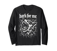 Bark For Me Blackletter Fierce Angry Dog Graphic Manga Larga