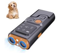 Bark Guard for Dogs, Anti Barking Device for Dogs, Adjustable Ultrasonic Frequency & LED Flashlight, Customizable Training Modes, Long-Lasting Rechargeable Battery (1Pc)