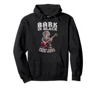Bark in Black Teckel Perro Salchicha Dachshund Wiener Dog Sudadera con Capucha