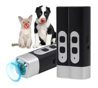 Bark Shield for Dogs,Barkshield Pro,Lifesuny Ultrasonic Dog Repeller with HD Display,Anti Barking Device with LED Flashlight&Sonic Emitters,Dog Barking Deterrent Devices for Indoor&Outdoor (2*Black)