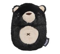 BARK Super Chewer - Juguete para perro con huesos de oso negro, goma y felpa, tamaño mediano/grande