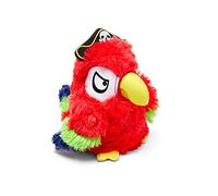 Bark Super Chewer - Juguetes masticables Resistentes para Perros masticadores agresivos, 2 Juguetes de Peluche en 1 Capitán Parrot - Grande