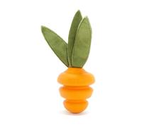 Bark Super Chewer - Juguetes masticables Resistentes para Perros para masticadores agresivos, dispensador de golosinas de raíces Profundas, Zanahoria, pequeño