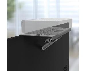 Barkan 30cm Pantalla Estante Superior Pantalla de TV, Montaje para TV, Computadora, Caja de Cable, Altavoces, Dispositivos de Transmisión de Medios, Control Remoto, Peso máximo 6Kg