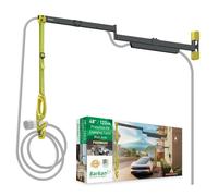 Barkan Brazo de Pared Protector para Cable de Cargador de Coche electrico de 122 cm, con garantía de 5 años, Recubrimiento de Zinc Impermeable para Uso Interior y Exterior, Vehiculo Electrico