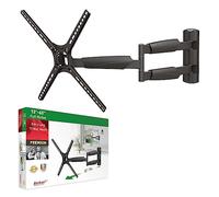 Barkan Long TV Wall Mount, 13 - 65 inch Full Motion Articulating - 4 Movement Flat / Curved Screen Bracket, Holds up to 36.2kg, Extremely Extendable, Fits LED OLED LCD