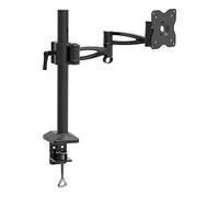 Barkan Soporte PC Monitor para Pantallas de 13-34 Pulgadas, Brazo Monitor de Escritorio para Pantalla Plana/Curva, Peso máximo 8Kg, Altura Ajustable, para Mesa hasta VESA 100x100