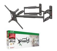 Barkan Soporte TV de Pared 104cm de Largo Brazo Doble, Inclinable y Giratorio, Articulado, para Pantallas de 13-90 Pulgadas, Peso máximo 60Kg, Extra Estable, para LED OLED LCD, hasta VESA 600x400