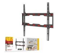 Barkan Soporte TV de Pared Fijo para Pantallas de 13-65 Pulgadas, para Paneles de Yeso, sin Taladro, Peso máximo 36Kg, Bloqueo automático Patentado, para LED OLED LCD, hasta VESA 400x400