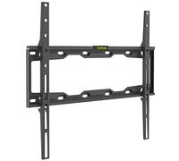 Barkan Soporte TV de Pared Fijo para Pantallas de 19-65 Pulgadas, Pantalla Plana/Curva, Peso máximo 50Kg, Bloqueo automático Patentado, Ultra Delgado, para LED OLED LCD, hasta VESA 400x400
