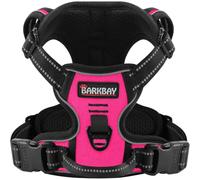 BARKBAY Arnés Reflectante para Perro con Clip Frontal y asa de fácil Control para Caminar, Entrenar, Correr, no Tirar