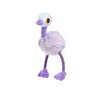 Barkbox Bark Adelaide Emu Dog Toy, Purple Plush Australian Bird, Squeaky Pet Toy