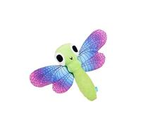 Barkbox BARK - Juguete de peluche para perro, diseño de libélula, con alas verdes y moradas