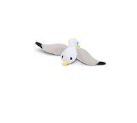 Barkbox BARK - Juguete para perro de gaviota, diseño de pájaro de peluche, blanco y gris