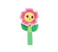 Barkbox BARK Penny Pechewnia - Juguete de peluche para perro, diseño de flores rosas, tamaño XS-M