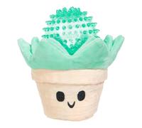Barkbox BARK Suki - Juguete suculento para perro, cactus de peluche con chirriador, verde y beige