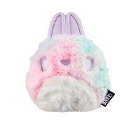 Barkbox Bark Super Chewer Hippi Hopper Dog Toy, Plush-Covered Rubber, Grey Hare Design, Medium/Large