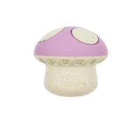 Barkbox Bark Super Chewer Toadstool Dog Toy, Purple and White, Large, Rubber