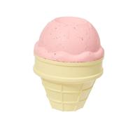 Barkbox I-Squeak Cone Dog Toy, Ice Cream Scented, Squeaker and Treat Dispenser, Interactive