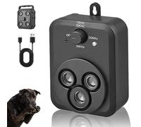 Barkbuz Anti Bark Device, Qinux Barkbuz for Dogs, Correct Your Dog Bad Behavior at One Click, 25-40khz Three-Speed Frequency Conversion, IPx4 Weather, Safe and Harmless (Three Heads)