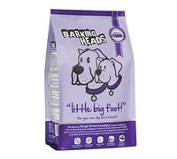 Barking Heads Dry Dog Food for Large Breed Puppies - Puppy Days - 100% Natural Chicken and Salmon, Grain-Free with No Artificial Flavours, Good for Strong Teeth and Bones, 12 kg