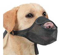 Barking Prevention Mouth Cover, Soft Adjustable Mesh Muzzle, tamaño 7,87 x 5,91 x 0,39 pulgadas, Scavenging Licking Prevention, ideal para familias y amantes de los perros