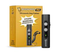 Barks No More Dispositivo profesional de disuasión y entrenamiento de ladridos de perros, deja de ladrar sin dañar a tu mascota, entrenador ultrasónico recargable para ladridos de perros, simplemente