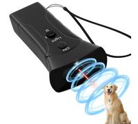 Barkshield - Dispositivo antirladridos para perros, dispositivos disuasorios de ladridos de perros 3 en 1 con flash LED, parada de mano de 30 pies, tapón ultrasónico de ladridos para perros