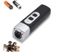 BarkShield Pro - Bark Shield Anti Barking Device for Dogs, BarkShield Pro 100ft,Strobe Mode, 25000-40000 Hz Three-Speed Variable Frequency, with LED Flashlight,Suitable for all dog breeds (black*1)