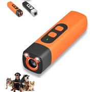 BarkShield Pro - Bark Shield Anti Barking Device for Dogs, BarkShield Pro 100ft,Strobe Mode, 25000-40000 Hz Three-Speed Variable Frequency, with LED Flashlight,Suitable for all dog breeds (orange*1)