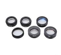 Barlow - Lente de vidrio auxiliar 0.3X 0.35X 0.5X 0.75X 1X 2X para cámara de microscopio de video industrial con montaje en C con rosca de 42 mm (0.3X)