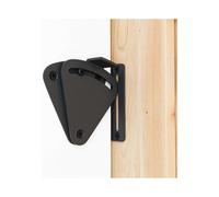 Barn Door Large Size Latch Lock Black Privacy Latch Lock for Sliding Door Work for Pocket Doors Garage