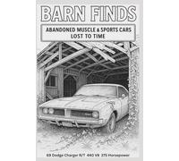 Barn Finds: Abandoned Muscle Cars and Forgotten Classics: A Coloring Book for Gearheads, Wrenchers, and Rust-Lovers Alike