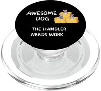 Barn Hunt - Coffee - Awesome Dog Handler Necesita Trabajo PopSockets PopGrip para MagSafe