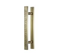 Barn Wood Sliding Door Pulls/ 24 31 40 47 60 Inch Shower/Shop Door Grab Bar,Entrance Door Handle Antique Bronze, Brushed Nickel, Easy to Install(80cm(31.5inch))